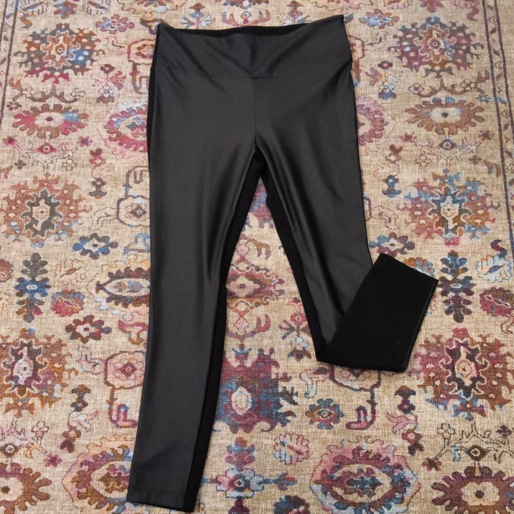 Deadstock Stella & Dot Stretch Faux Leather Front Ankle Leggings Sz M
